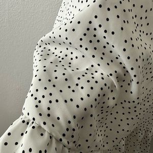 Polka Dot Mini Dress w/ belt